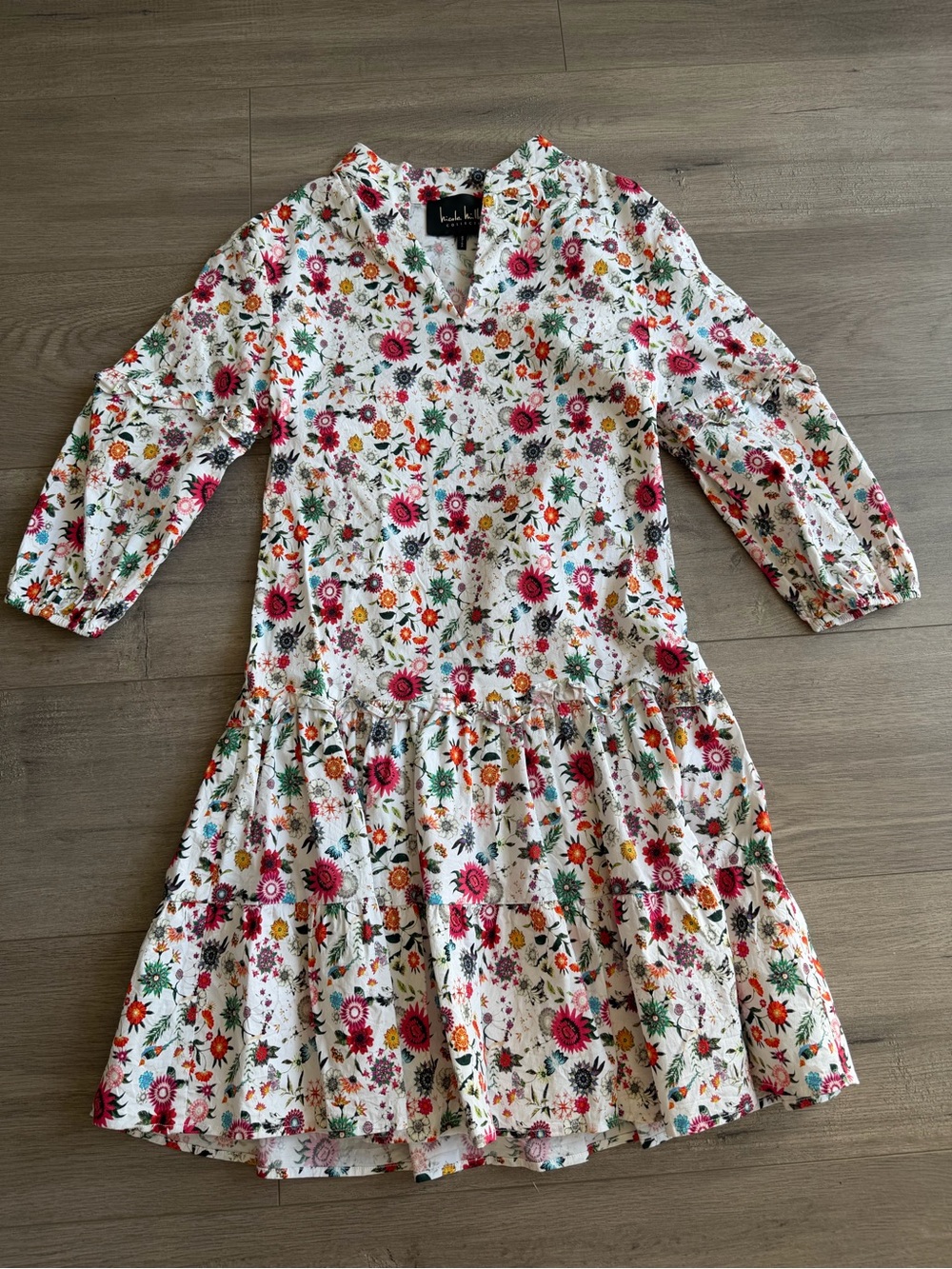 Nicole Miller Collection floral mini dress - see measurements for sizing